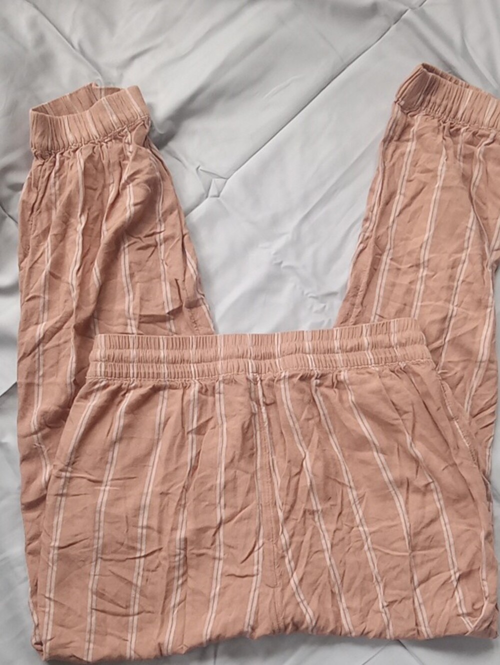 American Eagle Outfitters Coral Pinstripe Joggers - Picture 4 of 4